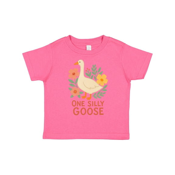Inktastic One Silly Goose Cute Animal Design Boys or Girls Toddler T-Shirt