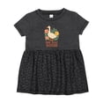 thumbnail image 1 of Inktastic One Silly Goose Cute Animal Design Girls Baby Dress, 1 of 5