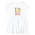 thumbnail image 1 of Inktastic One Silly Goose Cute Animal Design Girls Toddler Dress, 1 of 5