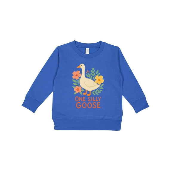 Inktastic One Silly Goose Cute Animal Design Toddler Sweatshirt