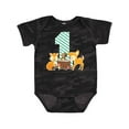 thumbnail image 1 of Inktastic One Years Old with Woodland Animals Boys or Girls Baby Bodysuit, 1 of 5