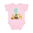 thumbnail image 1 of Inktastic One Years Old with Woodland Animals Boys or Girls Baby Bodysuit, 1 of 5