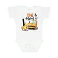 thumbnail image 1 of Inktastic One and Digging It Bulldozer 1st Birthday Boys or Girls Baby Bodysuit, 1 of 5