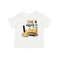 thumbnail image 1 of Inktastic One and Digging It Bulldozer 1st Birthday Boys or Girls Baby T-Shirt, 1 of 5