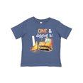 thumbnail image 1 of Inktastic One and Digging It Bulldozer 1st Birthday Boys or Girls Baby T-Shirt, 1 of 5