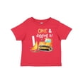 thumbnail image 1 of Inktastic One and Digging It Bulldozer 1st Birthday Boys or Girls Baby T-Shirt, 1 of 5