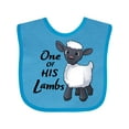 thumbnail image 1 of Inktastic One of His Lambs Easter Sheep Boys or Girls Baby Bib, 1 of 4