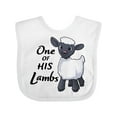 thumbnail image 1 of Inktastic One of His Lambs Easter Sheep Boys or Girls Baby Bib, 1 of 4
