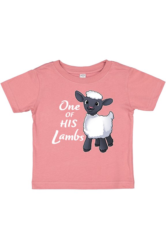 One of His Lambs- Easter sheep Boys or Girls Baby T-Shirt