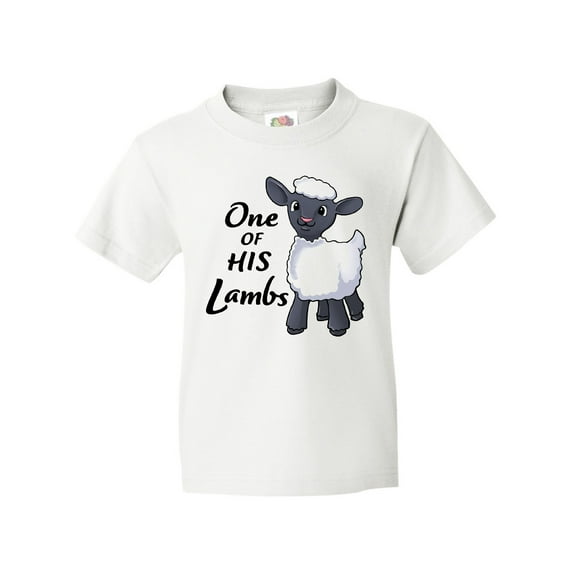 Inktastic One of His Lambs- Easter sheep Youth T-Shirt