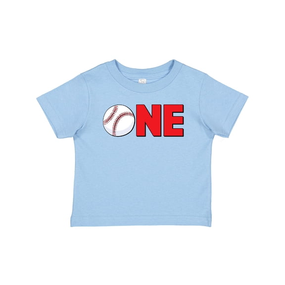 Inktastic One with Baseball Baby's First Birthday Boys or Girls Baby T-Shirt