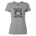 thumbnail image 1 of Inktastic Only the Best Aunts Get Promoted to Great Aunt Women's T-Shirt, 1 of 5