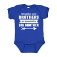 thumbnail image 1 of Inktastic Only the Best Brothers Get Promoted to Big Brother Boys or Girls Baby Bodysuit, 1 of 5