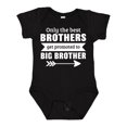 thumbnail image 1 of Inktastic Only the Best Brothers Get Promoted to Big Brother Boys or Girls Baby Bodysuit, 1 of 5