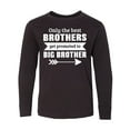 thumbnail image 1 of Inktastic Only the Best Brothers Get Promoted to Big Brother Long Sleeve Youth T-Shirt, 1 of 5
