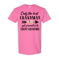 thumbnail image 1 of Inktastic Only the Best Grandmas Get Promoted to Great Grandma T-Shirt, 1 of 5
