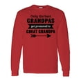thumbnail image 1 of Inktastic Only the Best Grandpas Get Promoted to Great Grandpa Long Sleeve T-Shirt, 1 of 5