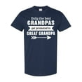 thumbnail image 1 of Inktastic Only the Best Grandpas Get Promoted to Great Grandpa T-Shirt, 1 of 5