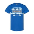 thumbnail image 1 of Inktastic Only the Best Grandpas Get Promoted to Great Grandpa T-Shirt, 1 of 5