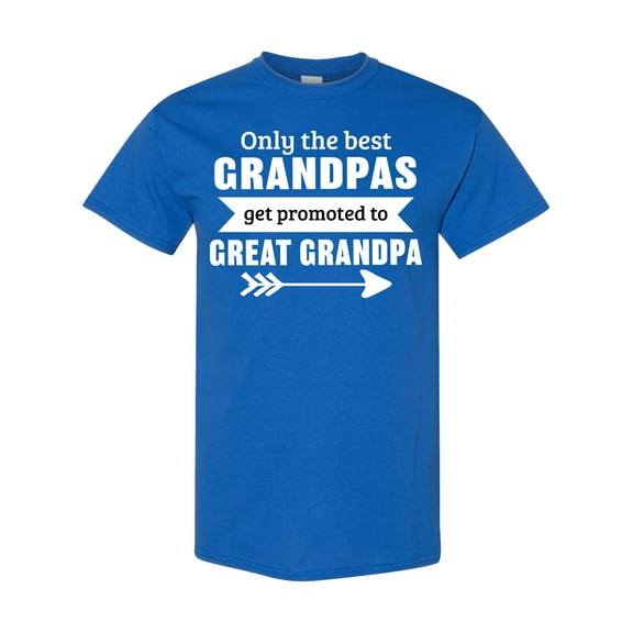 Inktastic Only the Best Grandpas Get Promoted to Great Grandpa T-Shirt