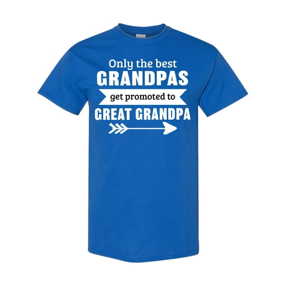 Inktastic Only the Best Grandpas Get Promoted to Great Grandpa T-Shirt