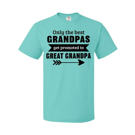 Inktastic Only the Best Grandpas Get Promoted to Great Grandpa T-Shirt