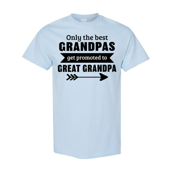 Inktastic Only the Best Grandpas Get Promoted to Great Grandpa T-Shirt