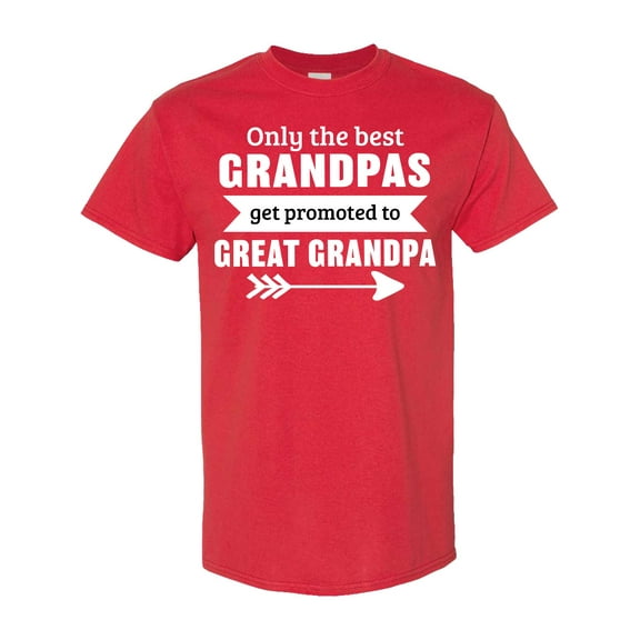 Inktastic Only the Best Grandpas Get Promoted to Great Grandpa T-Shirt