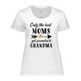 thumbnail image 1 of Inktastic Only the Best Moms Get Promoted to Grandma Women's Plus Size T-Shirt, 1 of 5