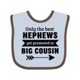 thumbnail image 1 of Inktastic Only the Best Nephews Get Promoted to Big Cousin Boys or Girls Baby Bib, 1 of 4