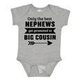 thumbnail image 1 of Inktastic Only the Best Nephews Get Promoted to Big Cousin Boys or Girls Baby Bodysuit, 1 of 5