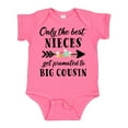 thumbnail image 1 of Inktastic Only the Best Nieces Get Promoted to Big Cousin Boys or Girls Baby Bodysuit, 1 of 5