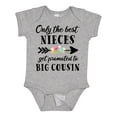 thumbnail image 1 of Inktastic Only the Best Nieces Get Promoted to Big Cousin Boys or Girls Baby Bodysuit, 1 of 5
