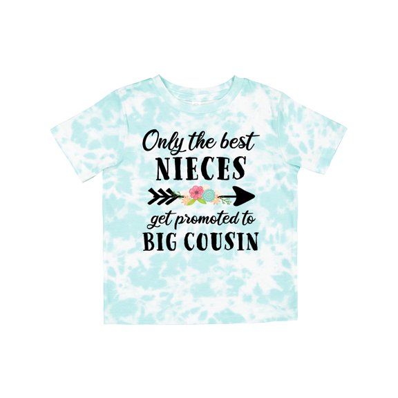 Inktastic Only the Best Nieces Get Promoted to Big Cousin Boys or Girls Toddler T-Shirt