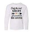 thumbnail image 1 of Inktastic Only the Best Nieces Get Promoted to Big Cousin Long Sleeve Youth T-Shirt, 1 of 5
