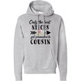 thumbnail image 1 of Inktastic Only the Best Nieces Get Promoted to Cousin Adult Hoodie Sweatshirt, 1 of 4