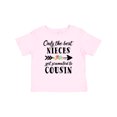 thumbnail image 1 of Inktastic Only the Best Nieces Get Promoted to Cousin Boys or Girls Baby T-Shirt, 1 of 5