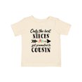 thumbnail image 1 of Inktastic Only the Best Nieces Get Promoted to Cousin Boys or Girls Baby T-Shirt, 1 of 5