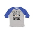 thumbnail image 1 of Inktastic Only the Best Nieces Get Promoted to Cousin Boys or Girls Toddler T-Shirt, 1 of 5