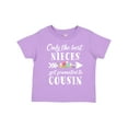 thumbnail image 1 of Inktastic Only the Best Nieces Get Promoted to Cousin Boys or Girls Toddler T-Shirt, 1 of 5