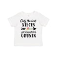 thumbnail image 1 of Inktastic Only the Best Nieces Get Promoted to Cousin Boys or Girls Toddler T-Shirt, 1 of 5