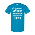 thumbnail image 1 of Inktastic Only the Best Sisters Get Promoted to Aunt T-Shirt, 1 of 5