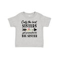 thumbnail image 1 of Inktastic Only the Best Sisters Get Promoted to Big Sister Boys or Girls Baby T-Shirt, 1 of 5