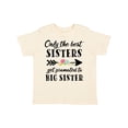 thumbnail image 1 of Inktastic Only the Best Sisters Get Promoted to Big Sister Boys or Girls Toddler T-Shirt, 1 of 5