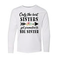 thumbnail image 1 of Inktastic Only the Best Sisters Get Promoted to Big Sister Long Sleeve Youth T-Shirt, 1 of 5
