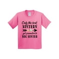 thumbnail image 1 of Inktastic Only the Best Sisters Get Promoted to Big Sister Youth T-Shirt, 1 of 5