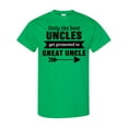 thumbnail image 1 of Inktastic Only the Best Uncles Get Promoted to Great Uncle T-Shirt, 1 of 5
