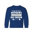 thumbnail image 1 of Inktastic Only the best Nephews Get Promoted to Big Cousin Long Sleeve Youth T-Shirt, 1 of 5