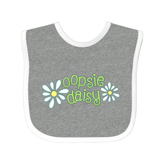Inktastic Oopsie Daisy Boys or Girls Baby Bib