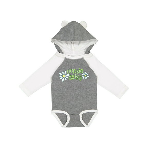 Inktastic Oopsie Daisy Boys or Girls Long Sleeve Baby Bodysuit